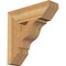 Ekena Millwork Funston Slat Rough Sawn Bracket, Western Red Cedar, 6"W x 22"D x 22"H BKT06X22X22FST06RWR - alternate 1